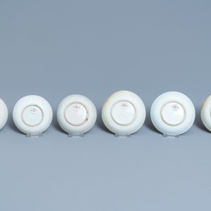 Neuf pièces en porcelaine de Chine Bencharong pour le marché thai, 19ème — photo 3