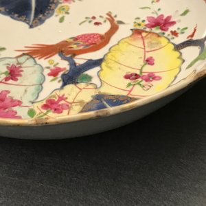 Neuf pièces en porcelaine de Chine famille rose à décor 'Feuille de tabac', Qianlong — photo 18