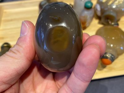 Neuf tabatières en agate, Chine, 19/20ème — photo 13