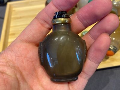 Neuf tabatières en agate, Chine, 19/20ème — photo 8