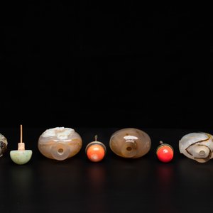 Neuf tabatières en agate, Chine, 19/20ème — photo 8