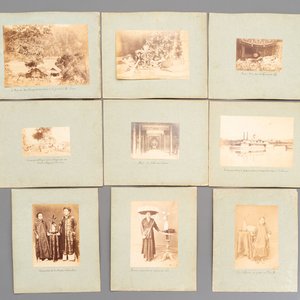 Nine black and white photographs of Vietnam and its people, early 20th C. — photo 1