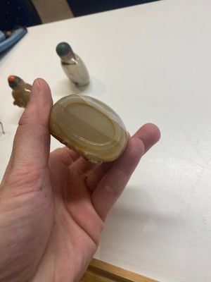 Nine Chinese agate snuff bottles, 19/20th C. — 照片 12