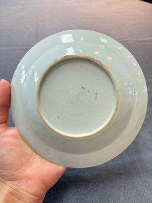 Nine Chinese blue and white plates with figural design, 18th C. — 照片 4