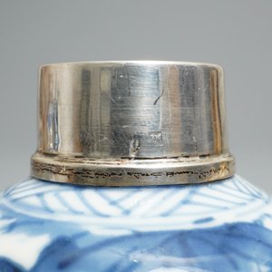 Nine Chinese blue and white silver-mounted vases, Kangxi — photo 16