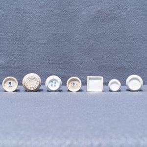 Nine Chinese blue and white snuff bottles, 19/20th C. — 照片 16