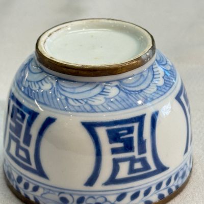 Nine Chinese blue and white wares for the Southeast Asian market, including Bleu de Hue — photo 71