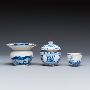 Nine Chinese blue and white wares for the Southeast Asian market, including Bleu de Hue — photo 16