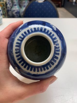 Nine Chinese blue and white wares, Kangxi and later — photo 15