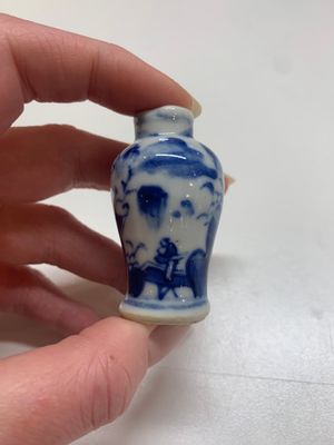 Nine Chinese blue and white wares, Kangxi and later — photo 49