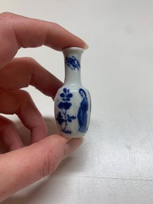 Nine Chinese blue and white wares, Kangxi and later — photo 55