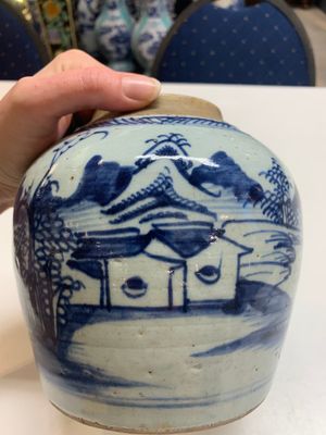 Nine Chinese blue and white wares, Kangxi and later — photo 8