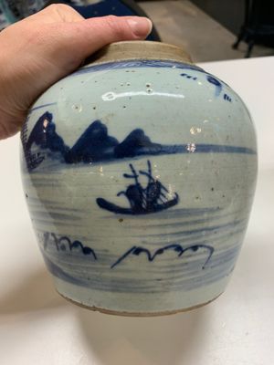 Nine Chinese blue and white wares, Kangxi and later — photo 9