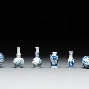 Nine Chinese blue and white wares, Kangxi and later — photo 11