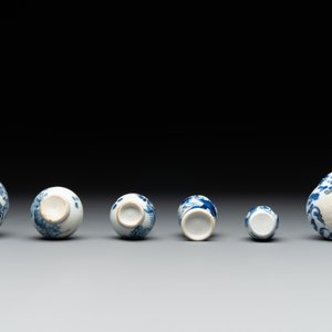 Nine Chinese blue and white wares, Kangxi and later — photo 13