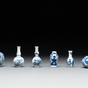 Nine Chinese blue and white wares, Kangxi and later — photo 8