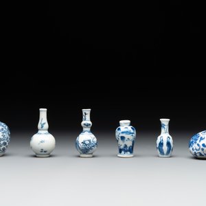 Nine Chinese blue and white wares, Kangxi and later — photo 9