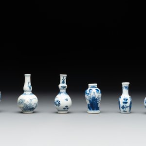 Nine Chinese blue and white wares, Kangxi and later — photo 10