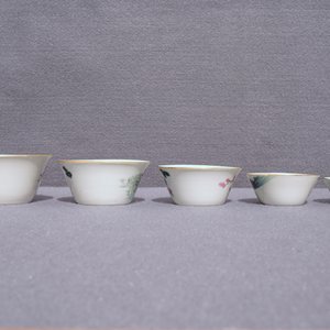 Nine Chinese famille rose bowls, 19th C. — photo 40