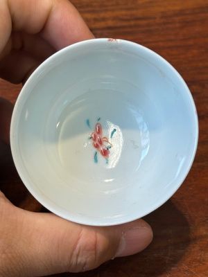 Nine Chinese famille rose cups and eight saucers, Yongzheng/Qianlong — 照片 17