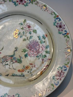 Nine Chinese famille rose plates with floral design, Qianlong — photo 11