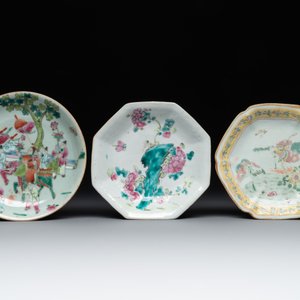 Nine Chinese famille rose wares, 19/20th C. — 照片 8