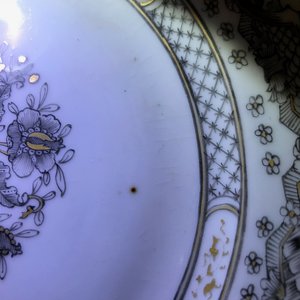 Nine Chinese grisaille and Imari-style plates, Yongzheng/Qianlong — photo 18