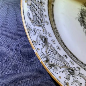 Nine Chinese grisaille and Imari-style plates, Yongzheng/Qianlong — photo 23