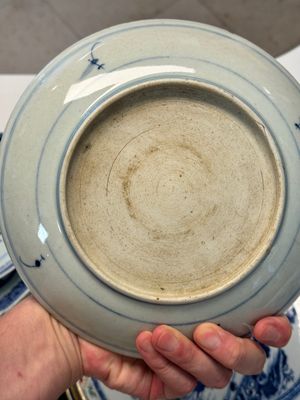 Nine Chinese monochrome, blue, white and famille rose wares, 18/19th C. — foto 11