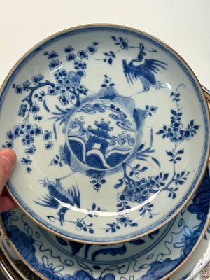 Nine Chinese monochrome, blue, white and famille rose wares, 18/19th C. — foto 6