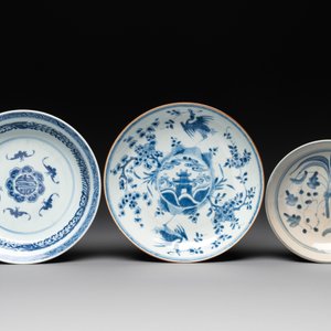 Nine Chinese monochrome, blue, white and famille rose wares, 18/19th C. — foto 6