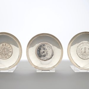 Nine Chinese silver coin bowls, mark of Wang Hing, 19/20th C. — photo 4