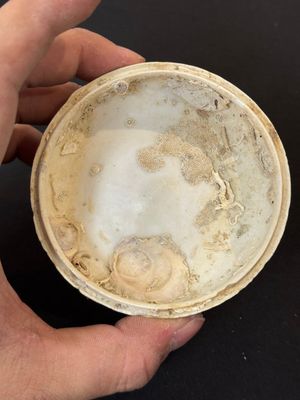 Nine Chinese white-glazed boxes and covers with incised floral design from the Jepara shipwreck, Dehua or Anxi kiln, Song — 照片 10