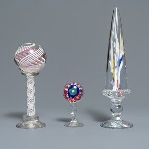 Nine glass paperweights, France, 18/19th C. — photo 2