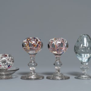 Nine glass paperweights, France, 18/19th C. — photo 4