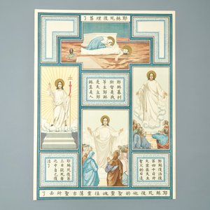 Nine large lithographs by catholic missionaries or Jesuits in China, 19/20th C. — photo 2