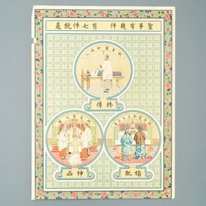 Nine large lithographs by catholic missionaries or Jesuits in China, 19/20th C. — photo 8