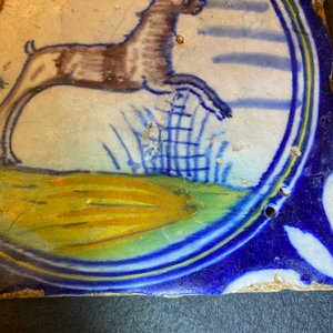 Nine polychrome maiolica medallion tiles, Antwerp or Middelburg, 2nd half 16th C. — 照片 18