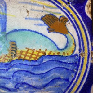 Nine polychrome maiolica medallion tiles, Antwerp or Middelburg, 2nd half 16th C. — 照片 22