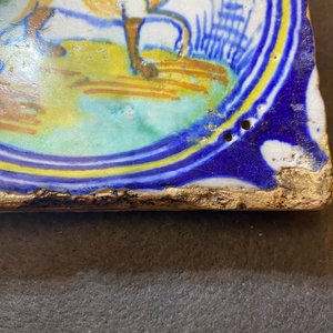 Nine polychrome maiolica medallion tiles, Antwerp or Middelburg, 2nd half 16th C. — 照片 27