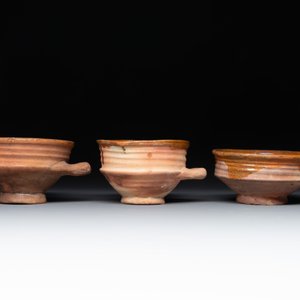 Nine pottery cooking vessels with partial glazing, Low Countries, 14/17th C. — 照片 20