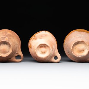 Nine pottery cooking vessels with partial glazing, Low Countries, 14/17th C. — 照片 25