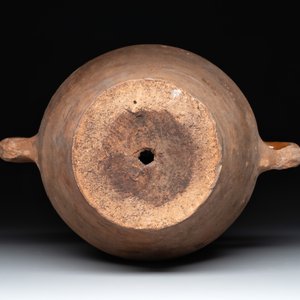 Nine pottery cooking vessels with partial glazing, Low Countries, 14/17th C. — photo 7