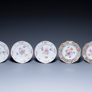 Nineteen polychrome Dresden porcelain plates and dishes, Meyers & Sohn, Germany, 19th C. — 照片 3