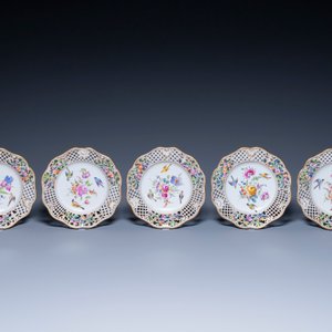 Nineteen polychrome Dresden porcelain plates and dishes, Meyers & Sohn, Germany, 19th C. — 照片 4