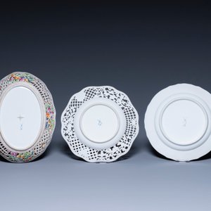 Nineteen polychrome Dresden porcelain plates and dishes, Meyers & Sohn, Germany, 19th C. — 照片 6