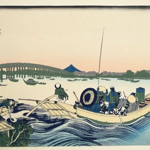 Onze estampes japonaises, incl. oeuvres par Hokusai, 19/20ème — photo 11
