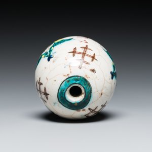 Ornement à suspendre en faïence polychrome de Kutahya, la Turquie, 19ème — photo 6