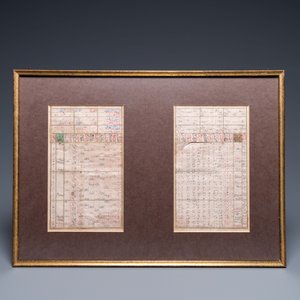 Ottomaanse kalligrafie: 22 pagina's uit een wiskundig manuscript, 19e eeuw — foto 9