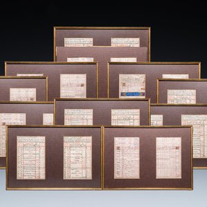 Ottoman school: 22 pages from a mathematical manuscript, 19th C. — 照片 1